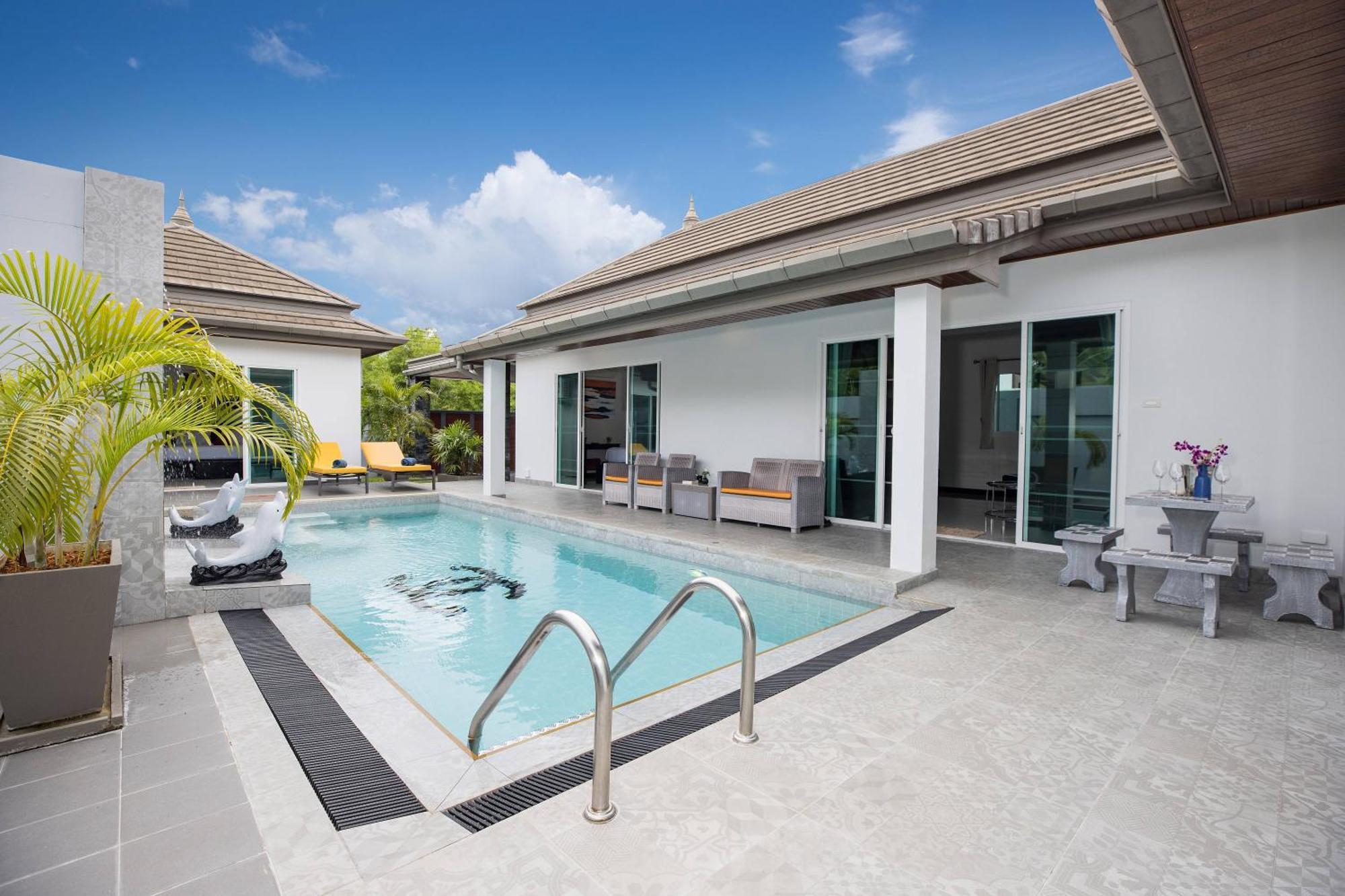 3br Marine With Private Pool, Waterfalls In Naiharn Rawai